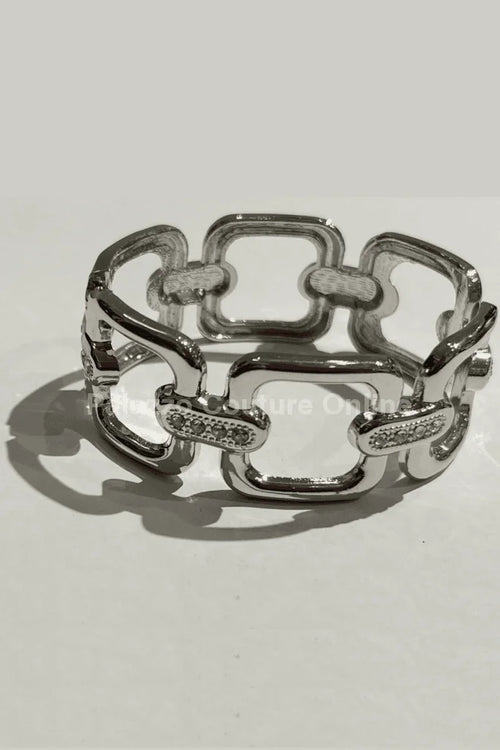 Metal Stainless Steel Bracelet (Silver)
