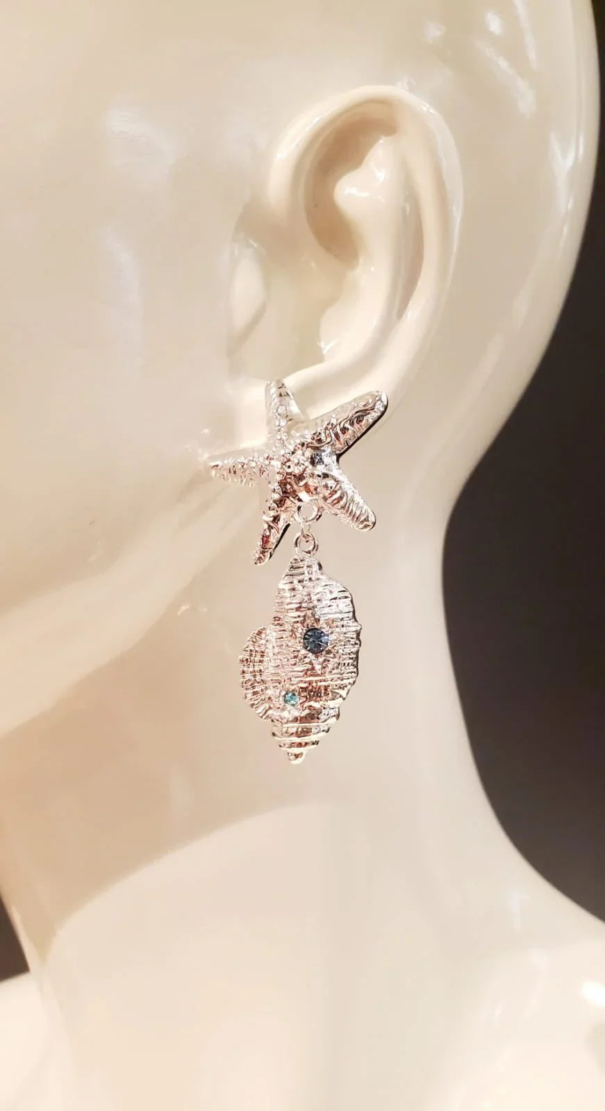 Ocean Dreams Dangle Earrings (Silver)