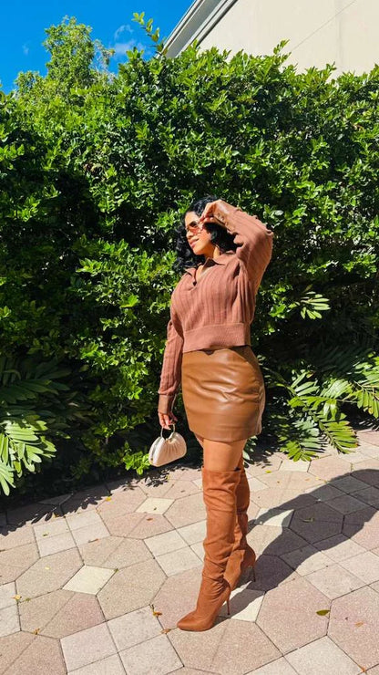 Refined Luxe Sweater & Skirt Set