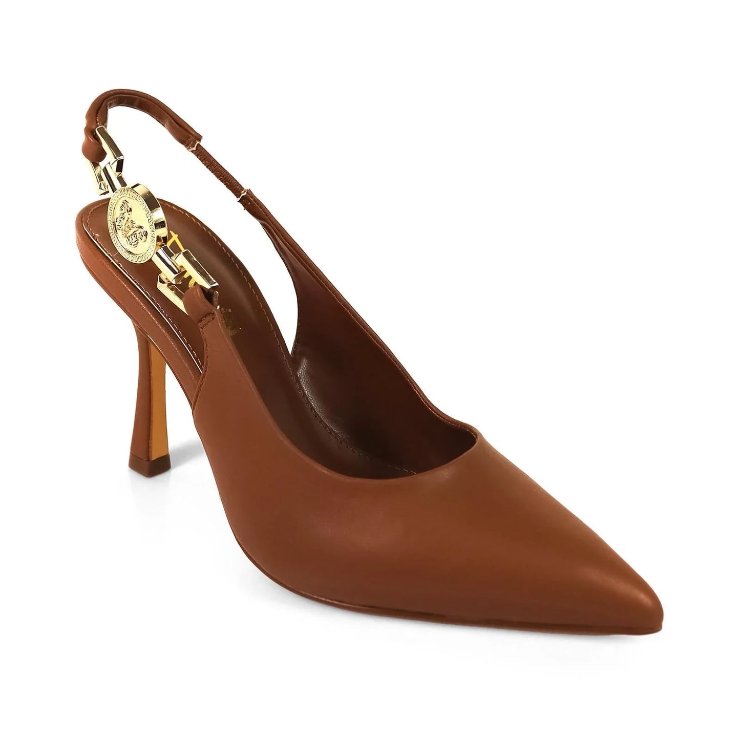 Regal Medallion Jocelyn Slingback Heel- Mocha