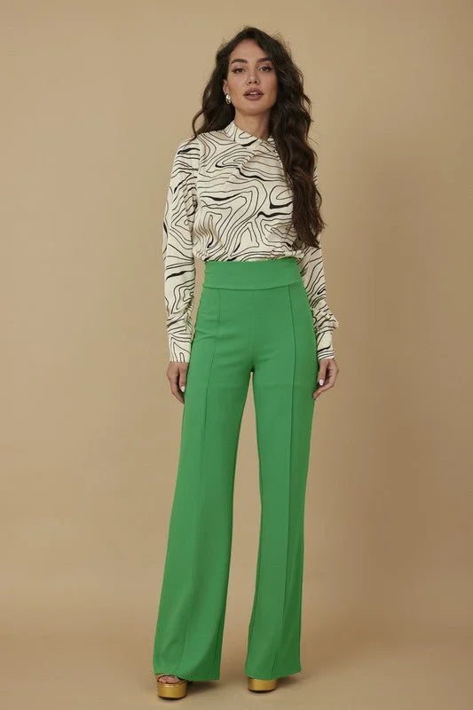 Return to Me Wide Pants (Kelly Green)