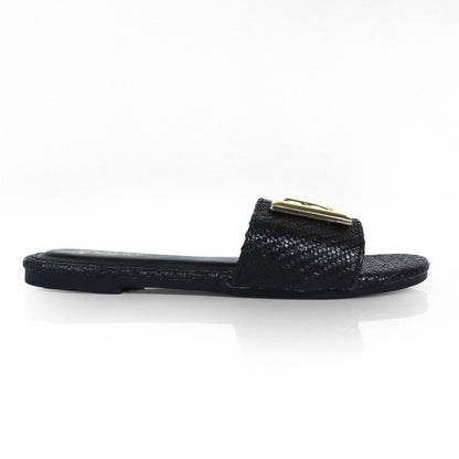 Ray Slide Sandal Black