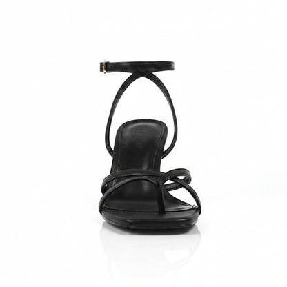 Frankie Heel Sandal Black