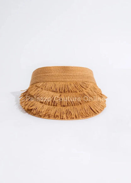 Running To The Beach Visor Hat (Brown)