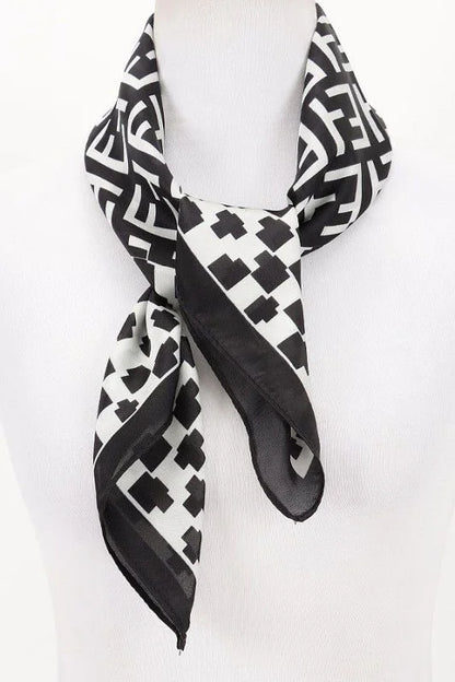 Signature Multi-Print Bandana - Black