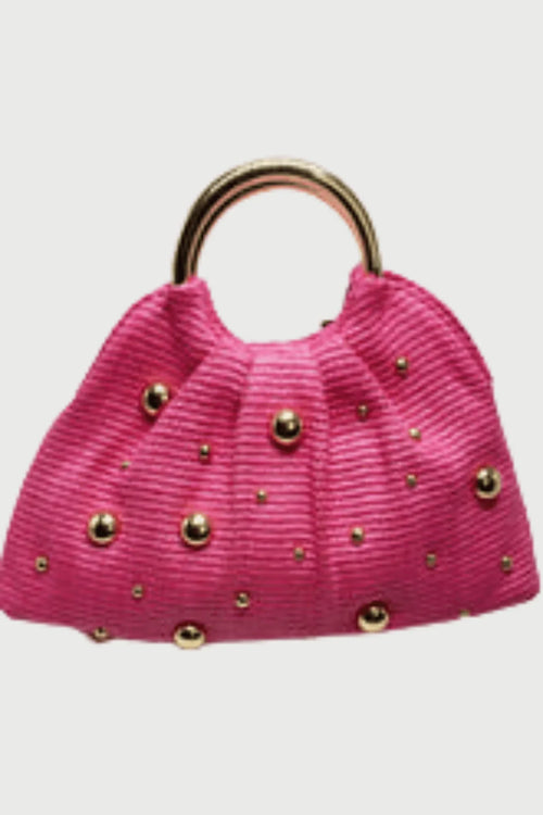 Soft Woven Tote Bag – Vacation Mode Woven Tote (Fuchsia)