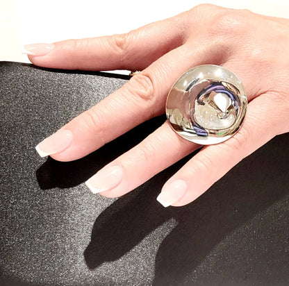 Sterling Silver Ring – Elle Mirage Collection Precious Bezel Design