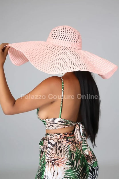 Summer Daze Over Size Hat Pink