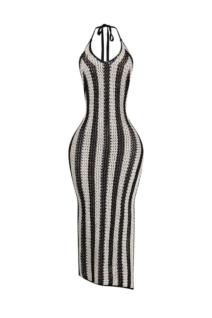 The Sunset Siren Crochet Maxi Dress