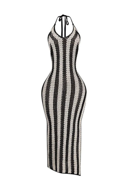 The Sunset Siren Crochet Maxi Dress