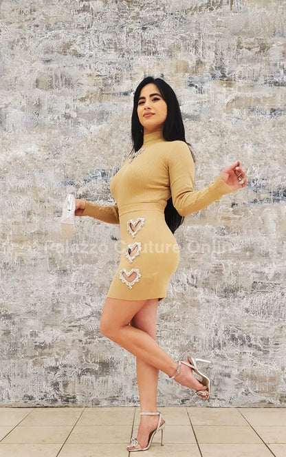 Sweet Melody  Skirt Set (Nude)