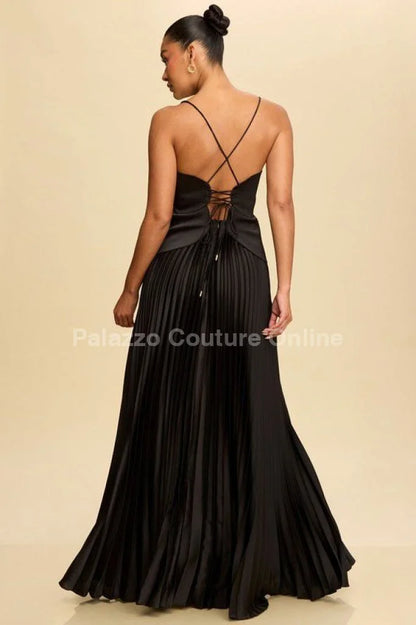 Unforgettable Moments Maxi Dress (Black)
