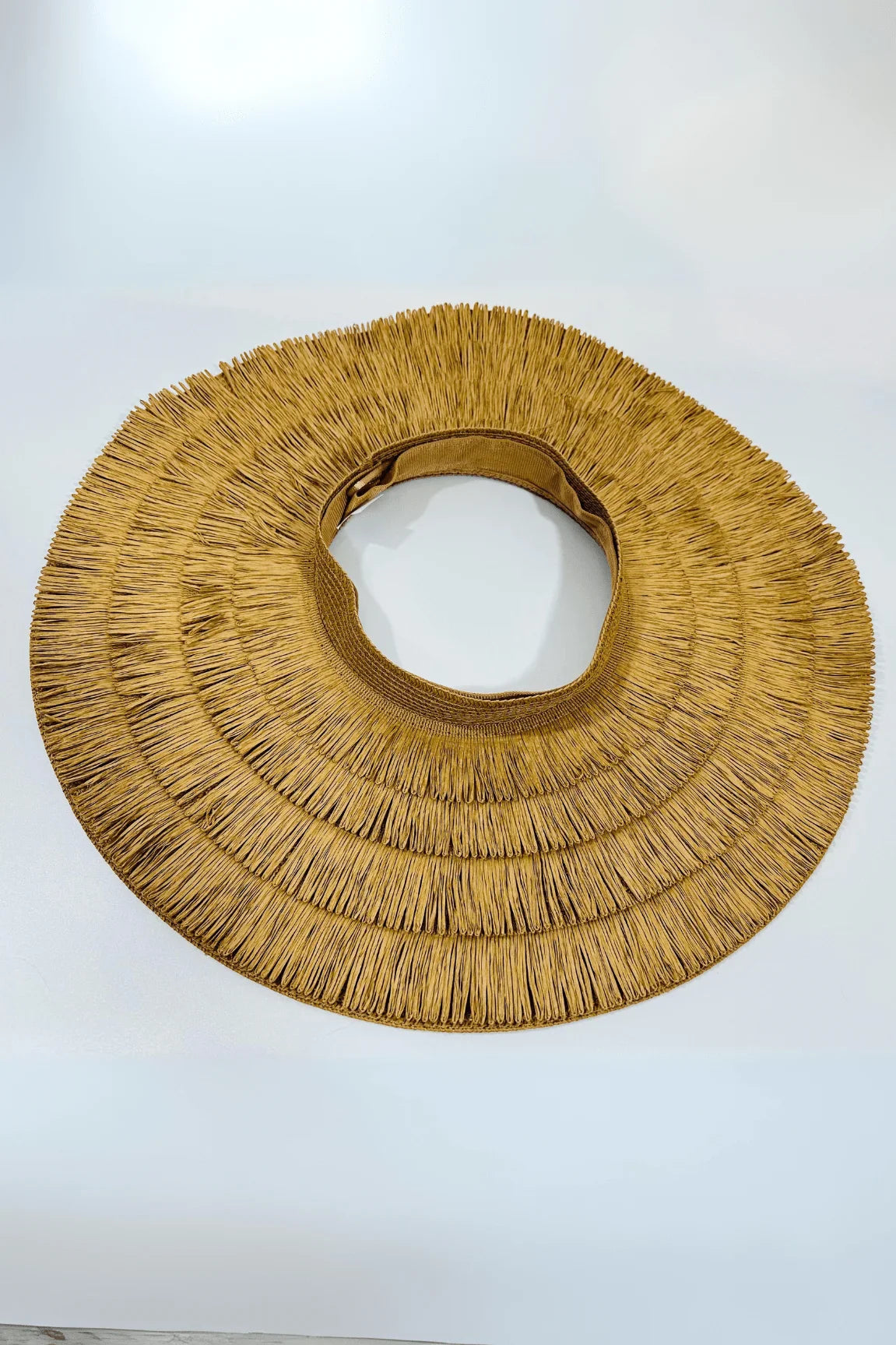 Fringe Straw Sun Hat in Brown – Vacation Vibes Style