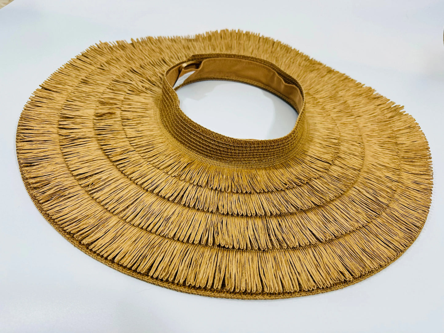 Fringe Straw Sun Hat in Brown – Vacation Vibes Style