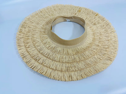 Fringe Straw Sun Hat in Natural – Vacation Vibes Style