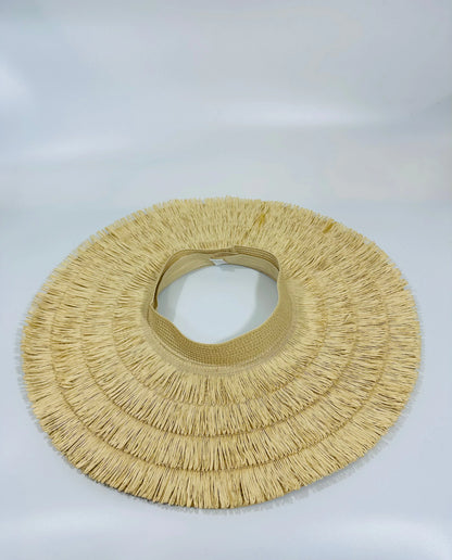 Fringe Straw Sun Hat in Natural – Vacation Vibes Style