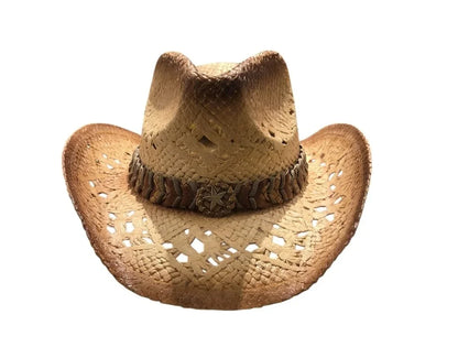Sundance Straw Cowboy Hat with Braided Band