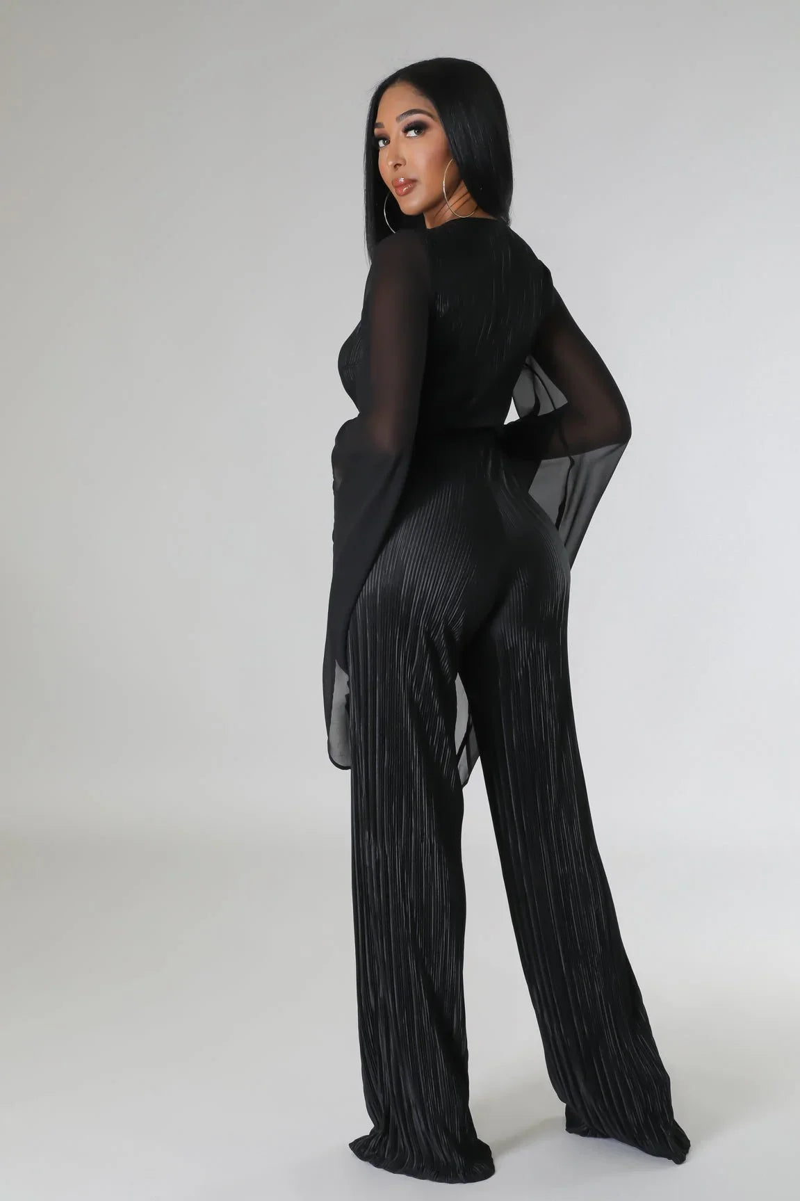 Wine and Dine Jumpsuit (Black)