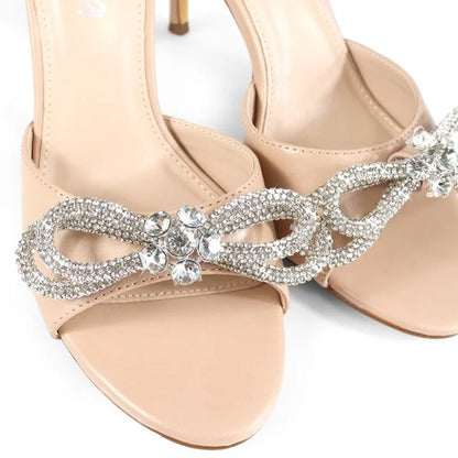 Zaha Slip On High Heels  (Nude)